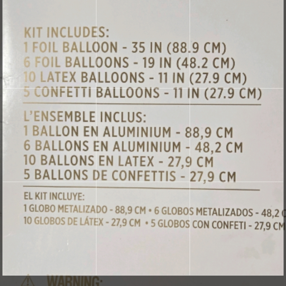 Gold and Black Balloon Bundle - Picture 5 of 5